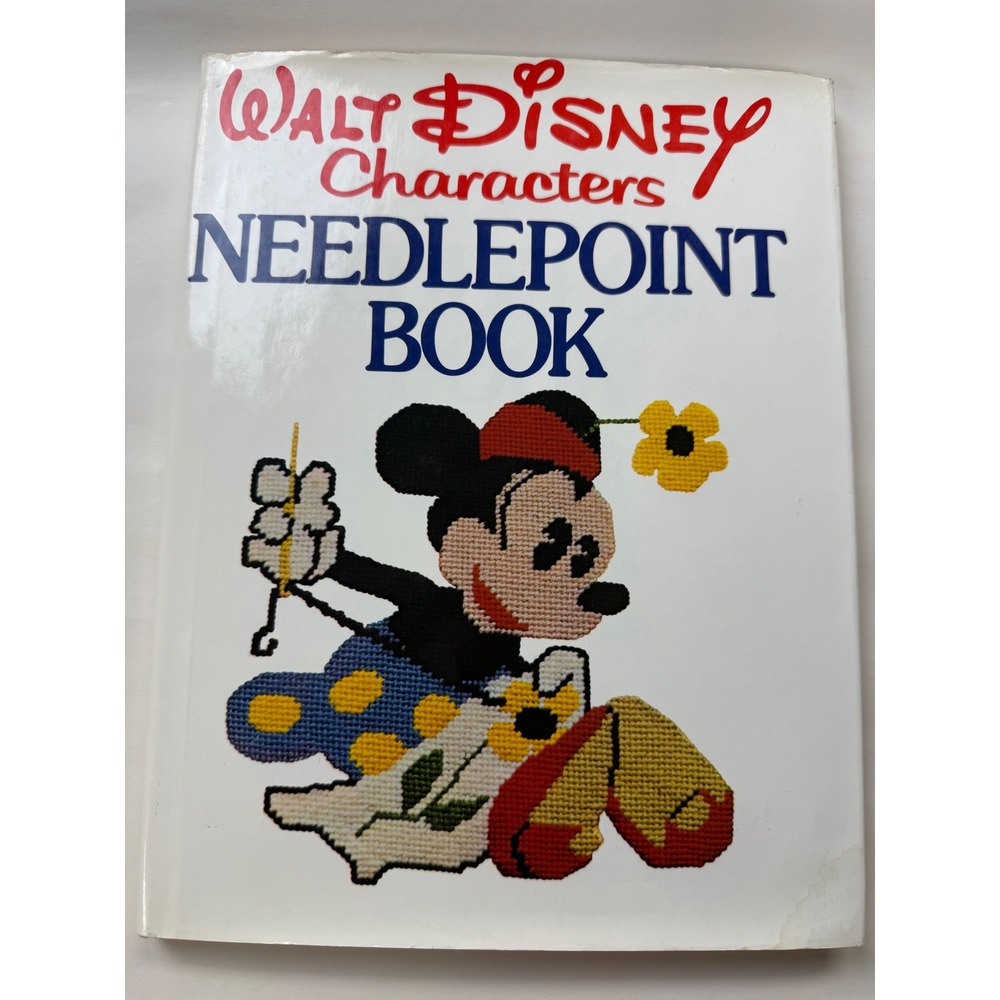 Vintage Disney Characters Needlepoint Book 1976